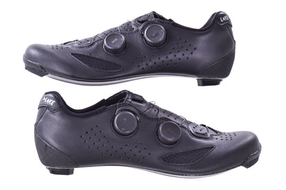 USED Lake CX239 Road Cycling Shoe Regular 42.5 EU Black/Black