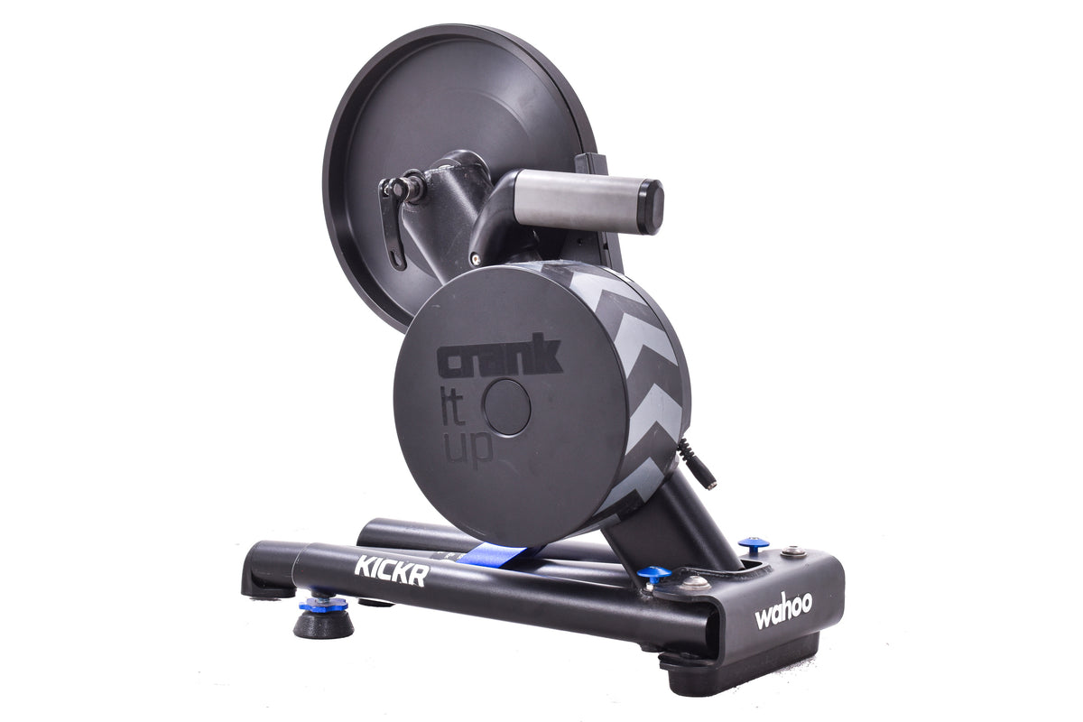USED Wahoo KICKR V4 WF113 Smart Cycling Trainer w/ QR End Caps HG Free