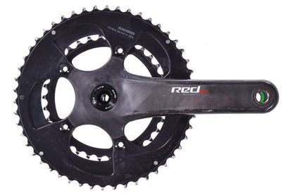 USED SRAM Red 22 / eTap Carbon Road Crankset 172.5mm 50/34T 110mm BCD 2x11 speed BB/PF30