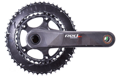 USED SRAM Red 22 / eTap Carbon Road Crankset 172.5mm 50/34T 110mm BCD 2x11 speed BB/PF30
