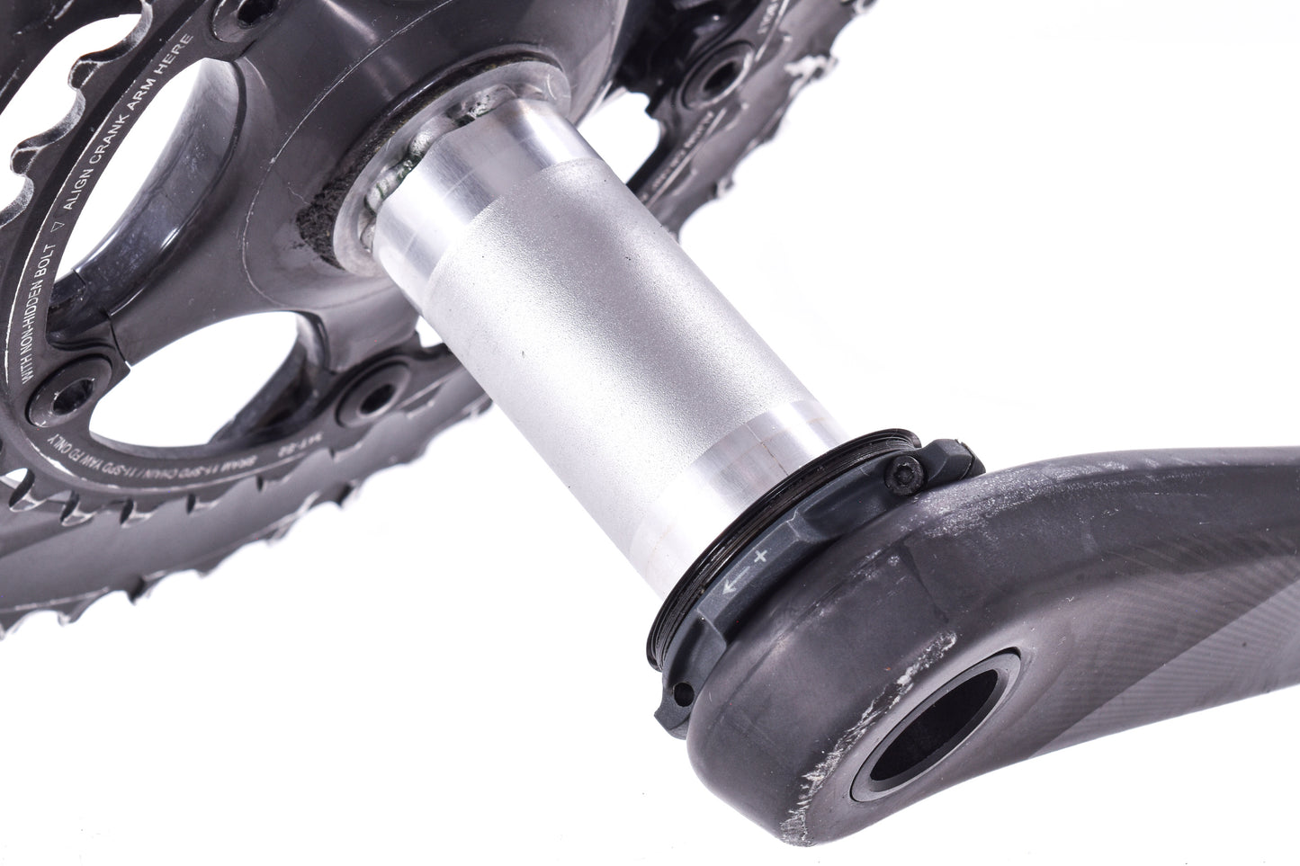 USED SRAM Red 22 / eTap Carbon Road Crankset 172.5mm 50/34T 110mm BCD 2x11 speed BB/PF30