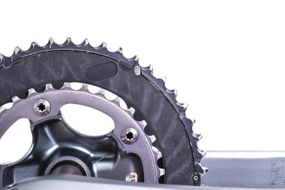 USED Shimano Ultegra FC-6750 172.5mm Compact Road Crankset 50/34T Silver 6700 2x10 Speed