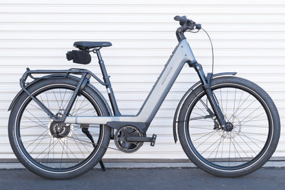 NEW* Riese & Muller Nevo5 Vario Core T 45cm, Slate Grey Step-Thru Hybrid eBike - Floor Model