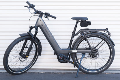NEW* Riese & Muller Nevo5 Vario Core T 45cm, Slate Grey Step-Thru Hybrid eBike - Floor Model