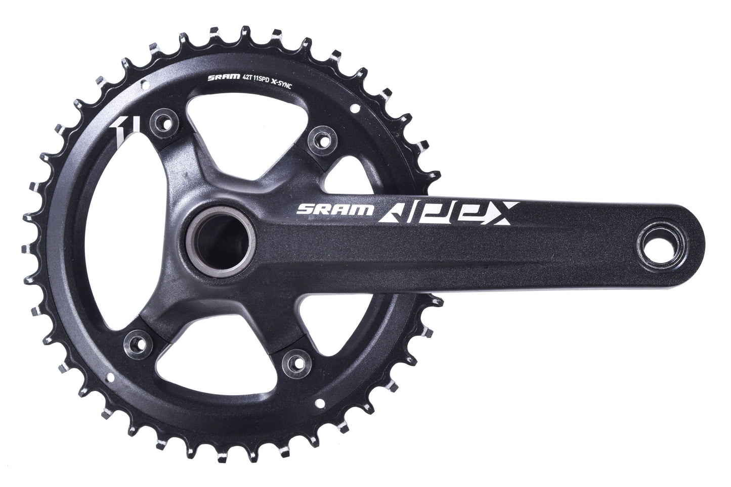 USED SRAM Apex 1 1x11 speed Mechanical Groupset Shifters, Derailleur, 11-42t cassette, Tektro Brakes, 170mm Crank