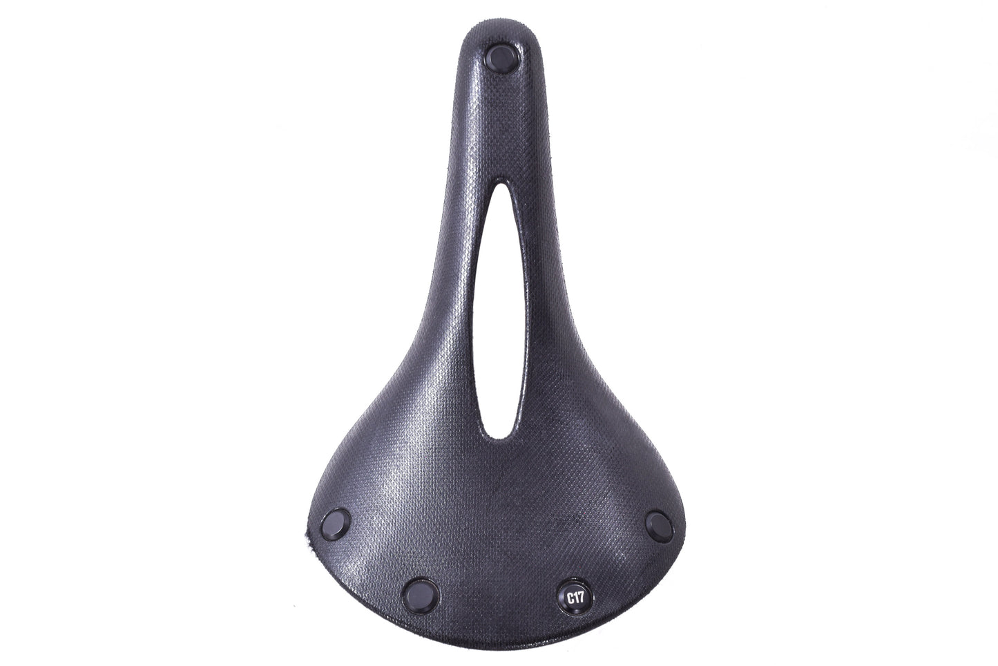 USED Brooks England Cambium C17 Carved Rubber Saddle Black All-Weather