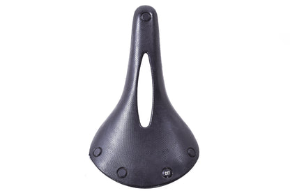USED Brooks England Cambium C17 Carved Rubber Saddle Black All-Weather