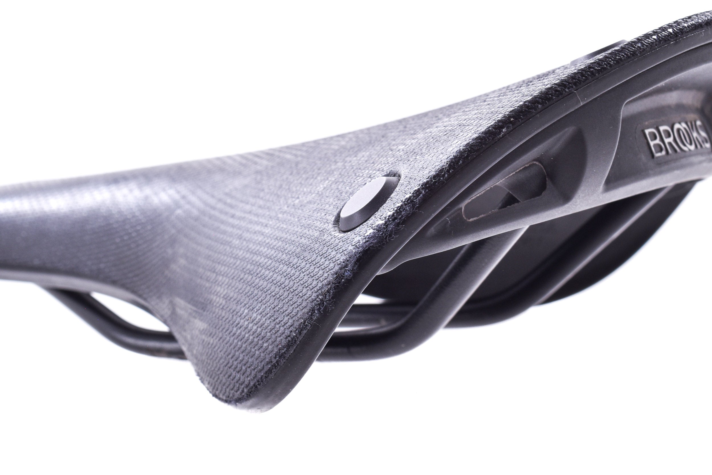 USED Brooks England Cambium C17 Carved Rubber Saddle Black All-Weather