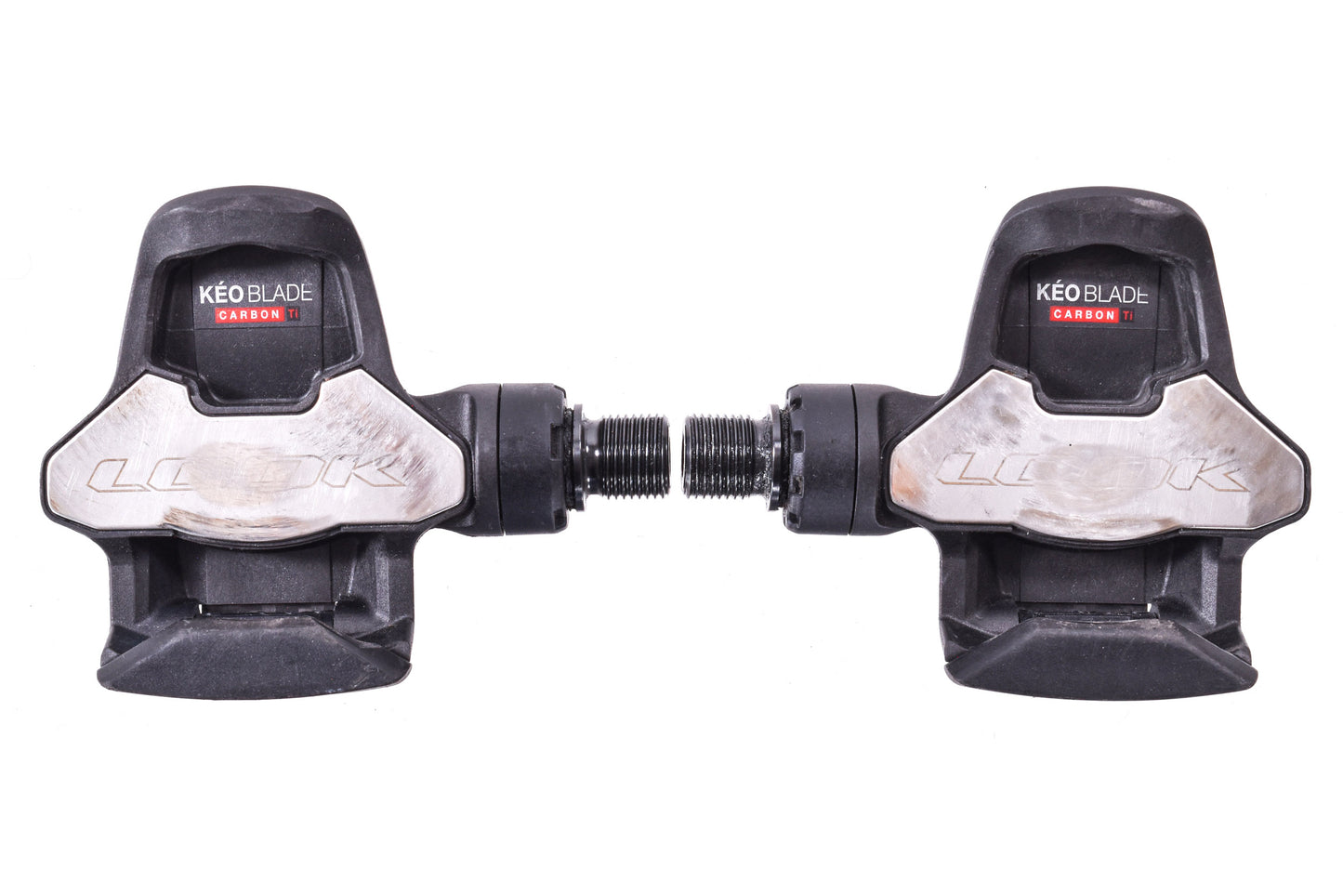 USED Look KEO Blade Carbon Ti Clipless Road Pedals 16Nm w/ Titanium Spindles