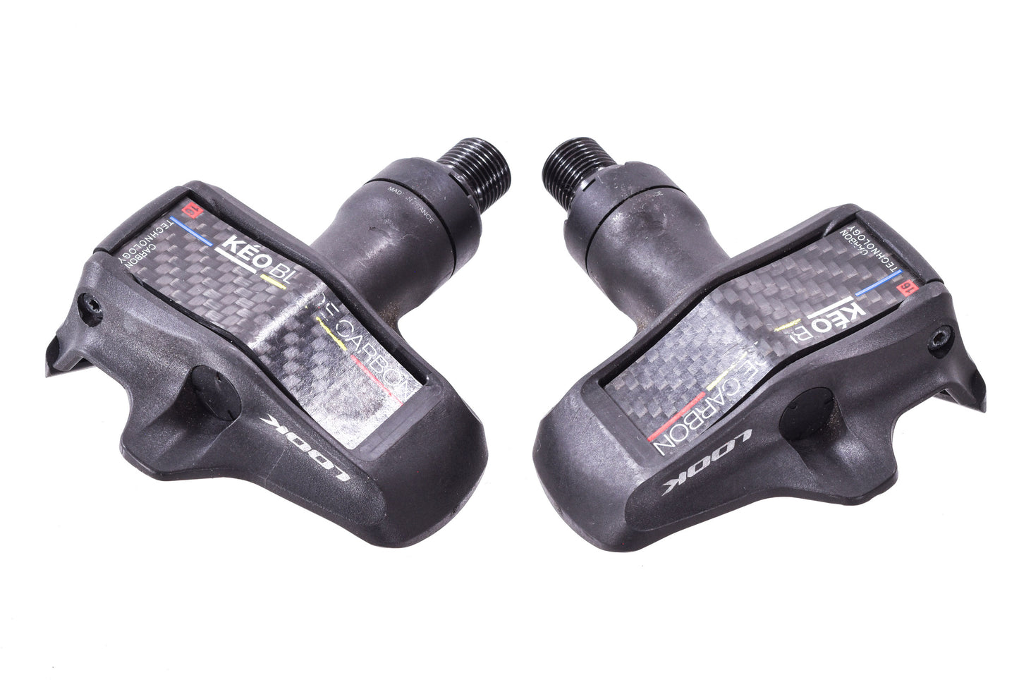 USED Look KEO Blade Carbon Ti Clipless Road Pedals 16Nm w/ Titanium Spindles