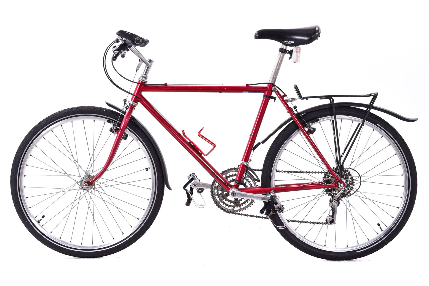USED AS IS 1980's Vintage Ritchey Mountain Bike 18" Steel Shimano Deer Head 3x6 speed Sun Tour Cycling Phil Wood Bullmoose Bar Red
