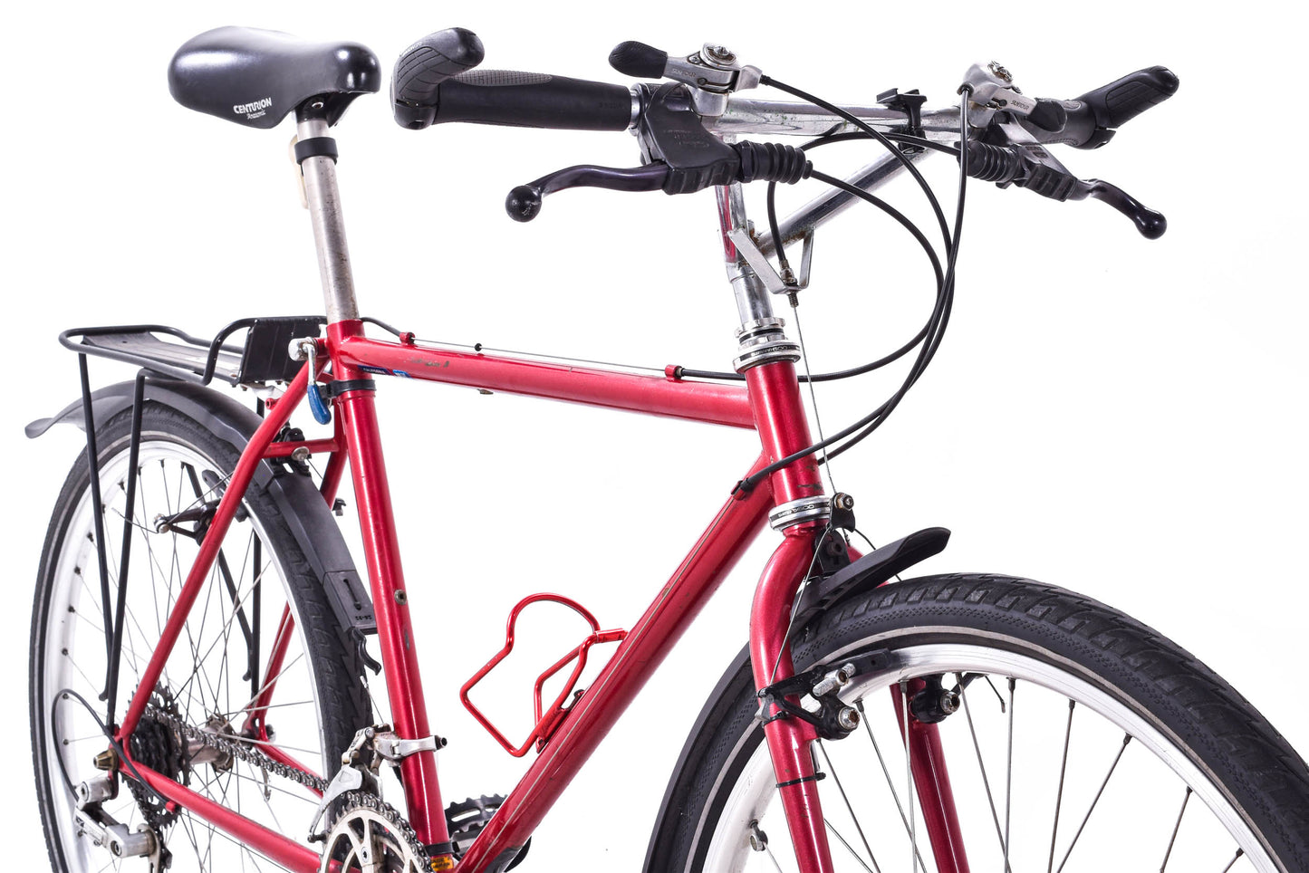 USED AS IS 1980's Vintage Ritchey Mountain Bike 18" Steel Shimano Deer Head 3x6 speed Sun Tour Cycling Phil Wood Bullmoose Bar Red