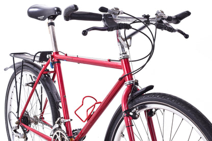 USED AS IS 1980's Vintage Ritchey Mountain Bike 18" Steel Shimano Deer Head 3x6 speed Sun Tour Cycling Phil Wood Bullmoose Bar Red
