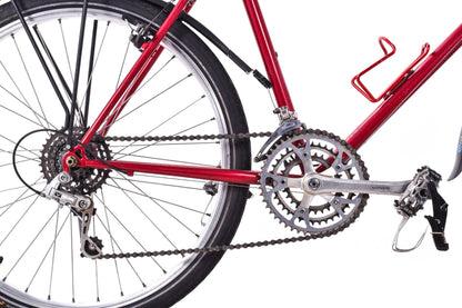USED AS IS 1980's Vintage Ritchey Mountain Bike 18" Steel Shimano Deer Head 3x6 speed Sun Tour Cycling Phil Wood Bullmoose Bar Red