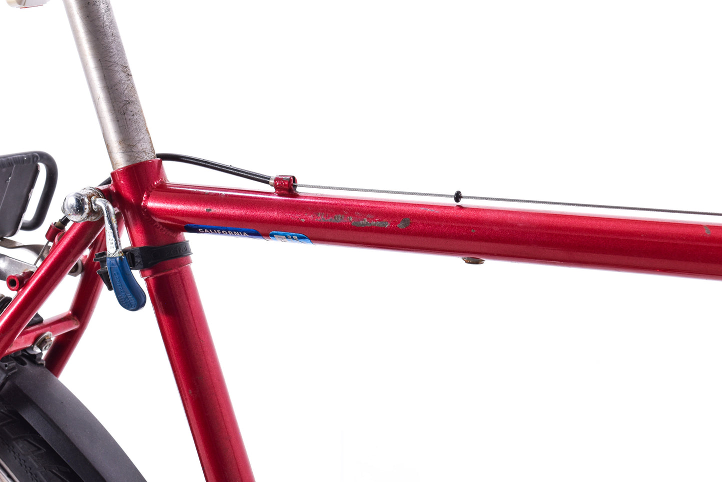 USED AS IS 1980's Vintage Ritchey Mountain Bike 18" Steel Shimano Deer Head 3x6 speed Sun Tour Cycling Phil Wood Bullmoose Bar Red
