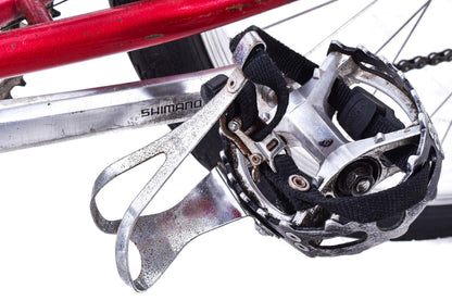 USED AS IS 1980's Vintage Ritchey Mountain Bike 18" Steel Shimano Deer Head 3x6 speed Sun Tour Cycling Phil Wood Bullmoose Bar Red