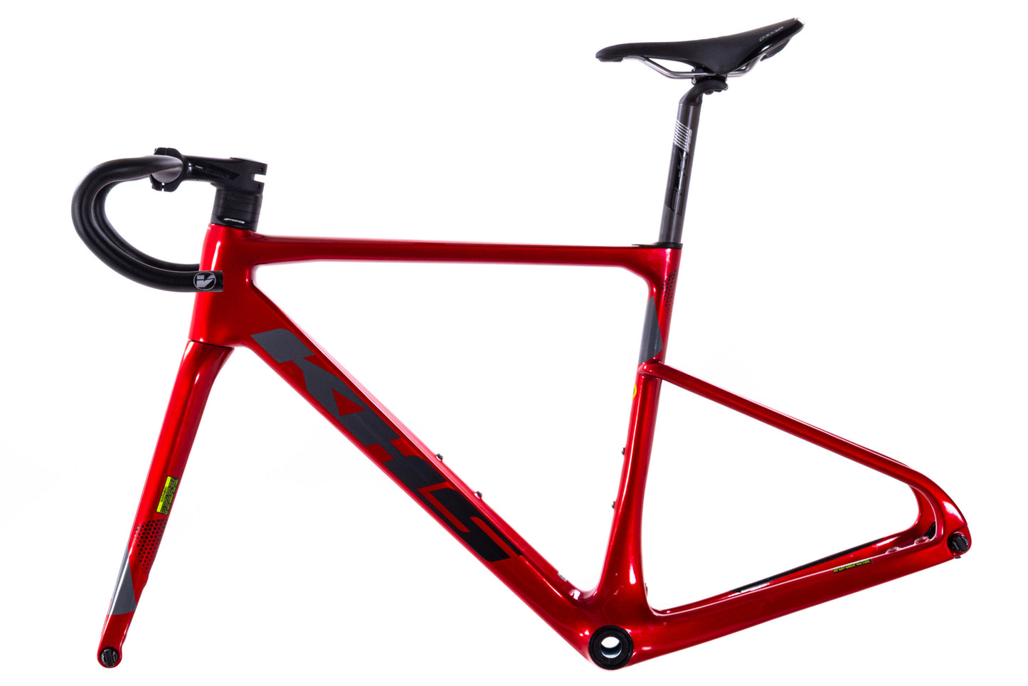 NEW KHS Flite Carbon Disc Road Bike Frameset + Extras, Red