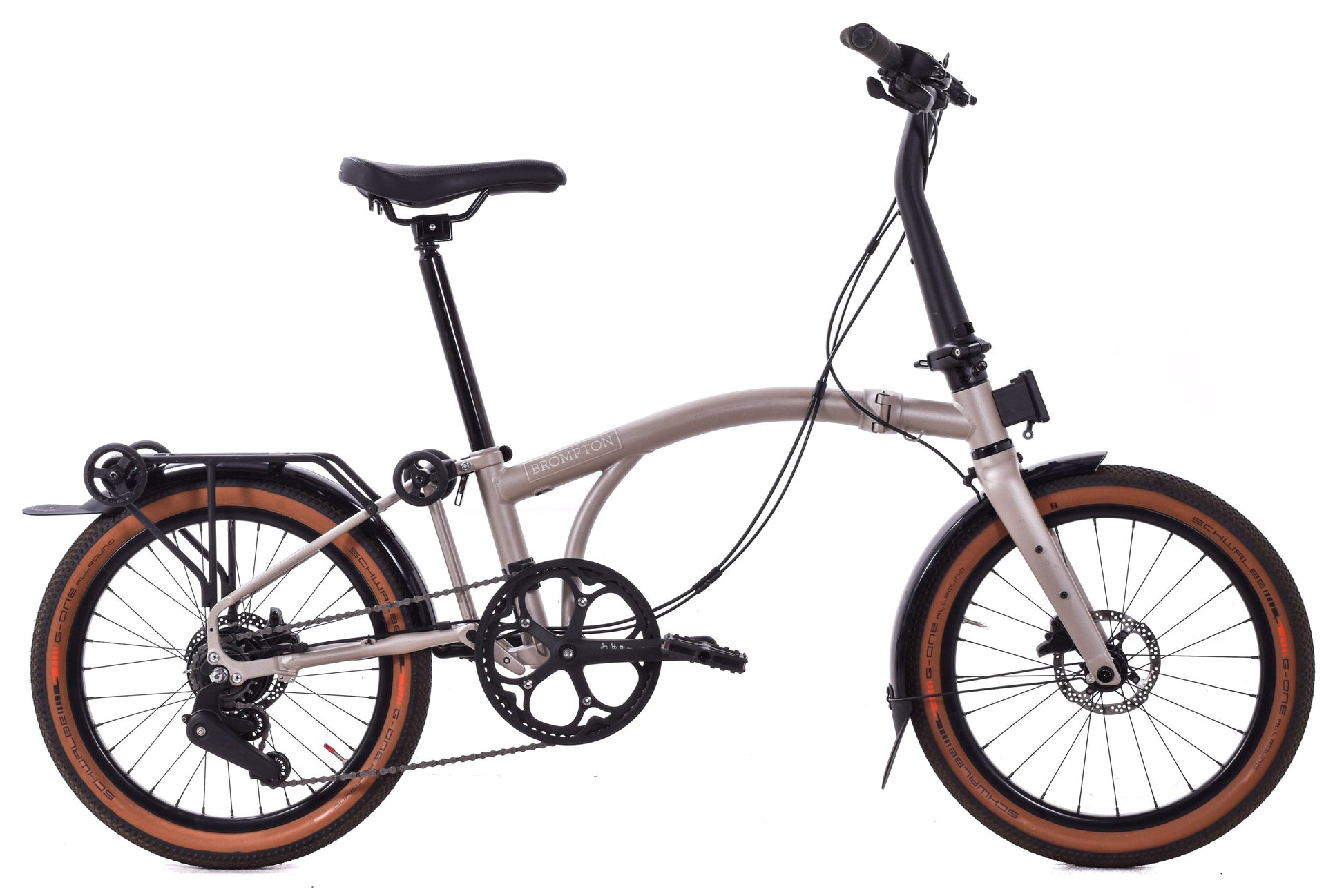 USED Brompton G Line 8 Speed Small Folding Bike 20