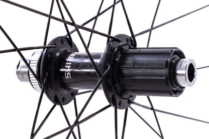 NEW TAKE OFF Shimano RS-710 C46 Carbon Disc Wheelset 700c, 12x100/142mm, CL, HG