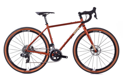 NEW Wilde Rambler SL Steel All-Road Bike Copper Metallic XS 650b- ATC Custom Build SRAM Rival AXS 2x12 w/ Power Meter