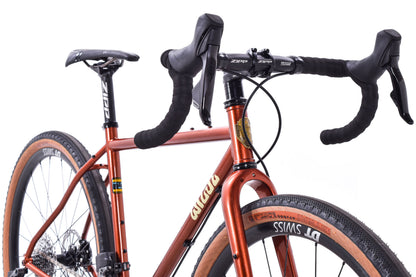 NEW Wilde Rambler SL Steel All-Road Bike Copper Metallic XS 650b- ATC Custom Build SRAM Rival AXS 2x12 w/ Power Meter