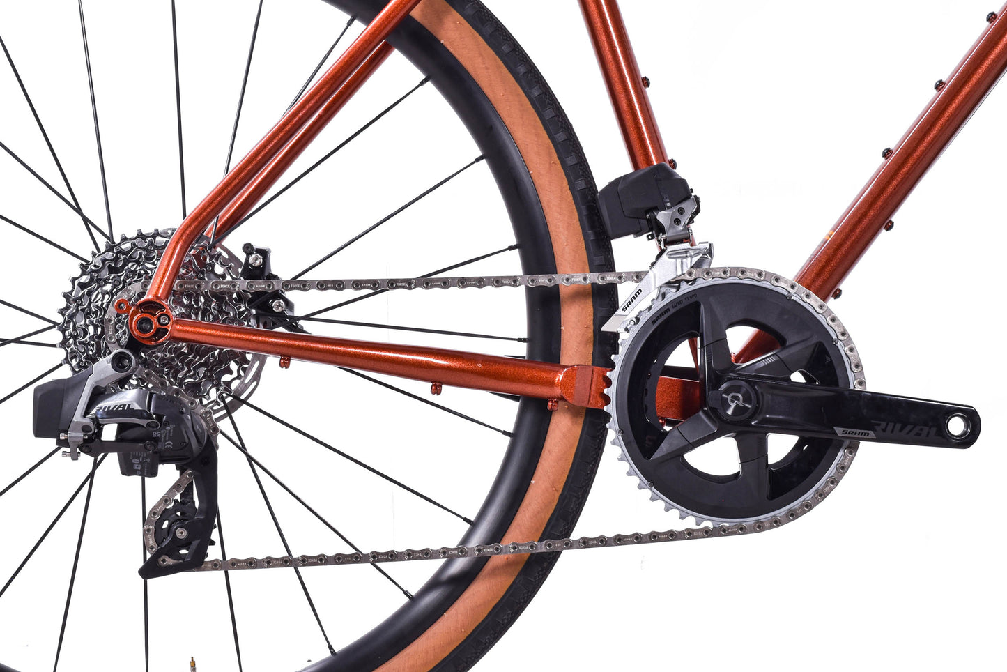 NEW Wilde Rambler SL Steel All-Road Bike Copper Metallic XS 650b- ATC Custom Build SRAM Rival AXS 2x12 w/ Power Meter