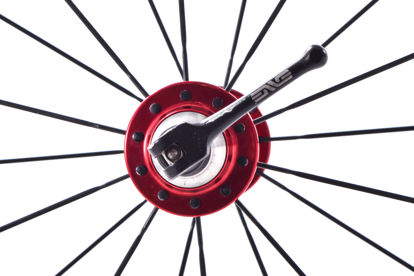 USED ENVE SES 3.4 Carbon 700C Wheelset Rim Brake w/ Red Chris King R45 Hubs HG11 Freehub