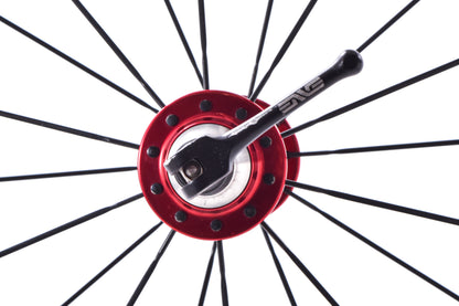 USED ENVE SES 3.4 Carbon 700C Wheelset Rim Brake w/ Red Chris King R45 Hubs HG11 Freehub