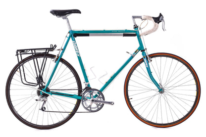 USED Vintage Dawes Super Galaxy 62cm Lugged Reynolds 531 Steel Road Touring Bike Cantilever Brakes Shimano Deore 2x7 speed - AS IS