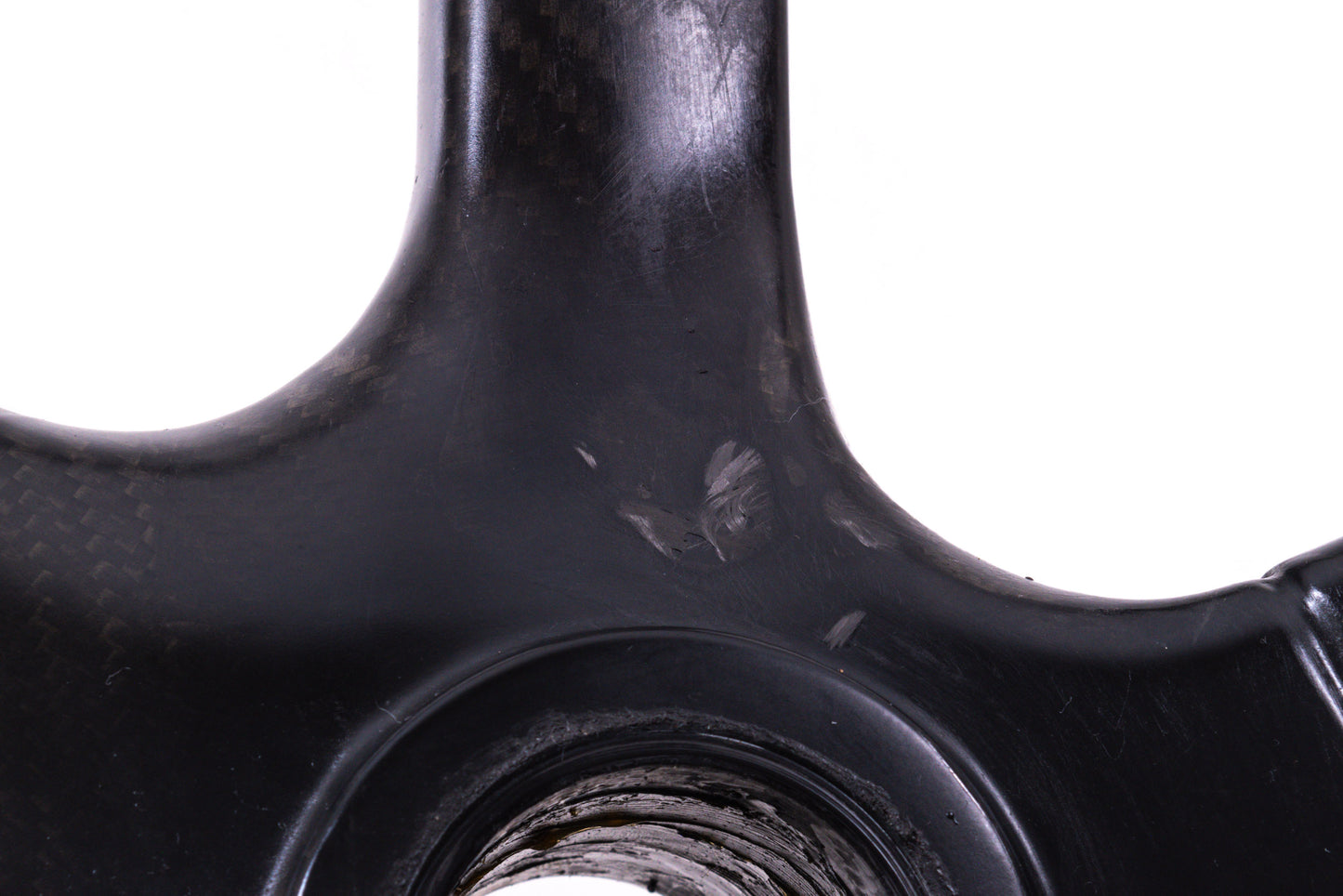 USED Unbranded Carbon Road Bike Frame Medium Rim Brake Quick Release Integrated Seatmast