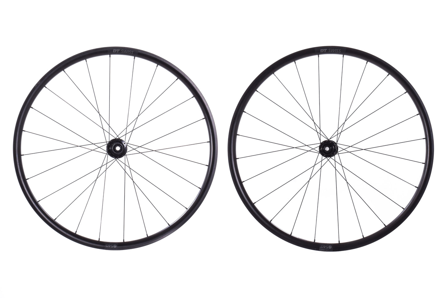 USED DT Swiss G540 700C Alloy Tubeless Wheelset CL Disc Shimano Microspline 12mm Thru Axle