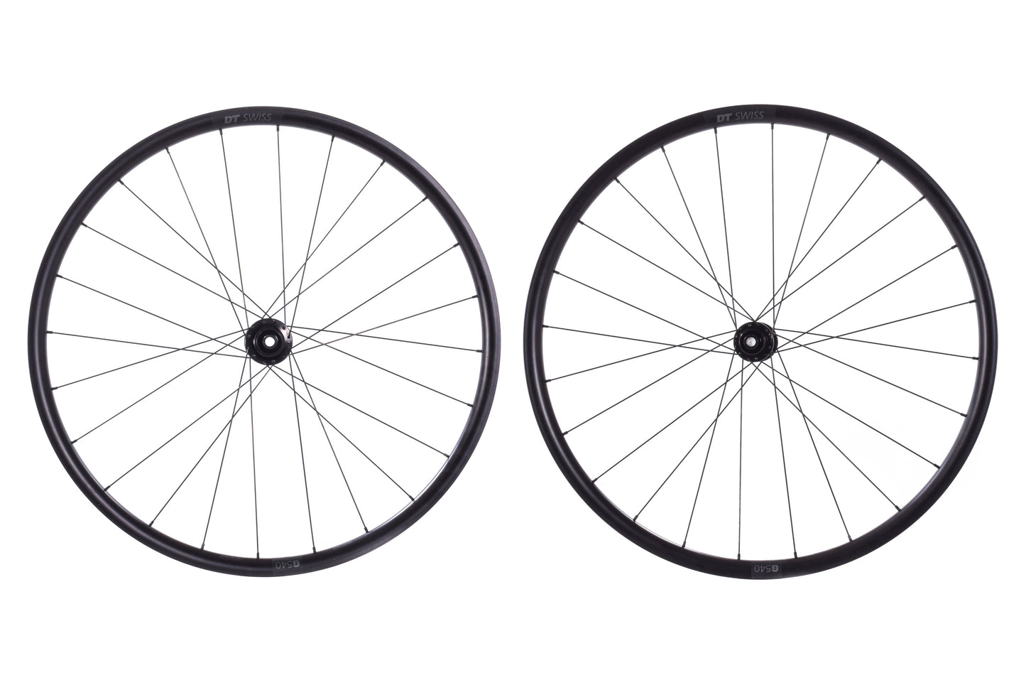 USED DT Swiss G540 700C Alloy Tubeless Wheelset CL Disc Shimano Microspline 12mm Thru Axle