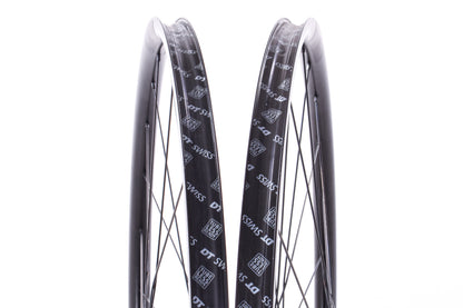 USED DT Swiss G540 700C Alloy Tubeless Wheelset CL Disc Shimano Microspline 12mm Thru Axle