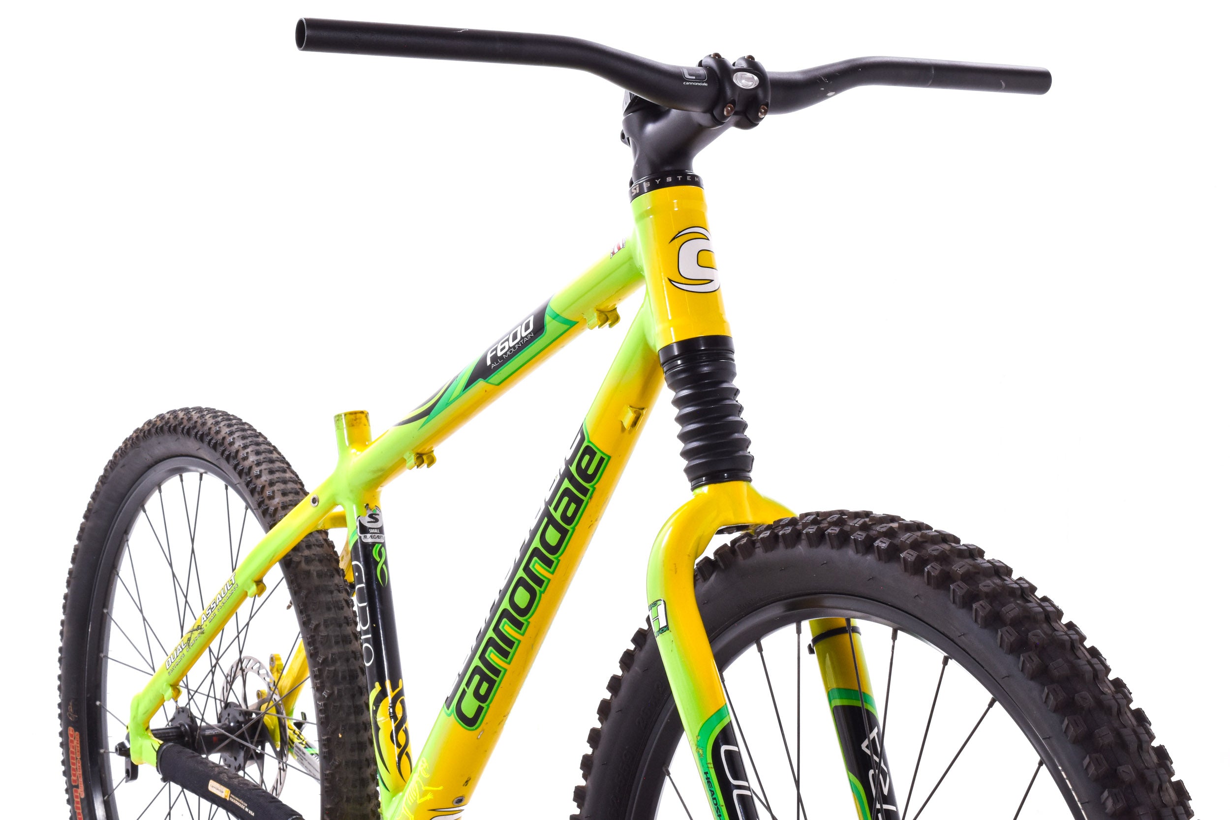 USED Cannondale F600 Furio Team Sobe Small Aluminum Mountain Bike Roll