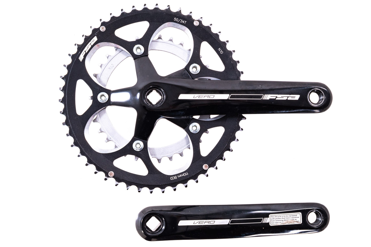 USED Shimano Tiagra 4600 2x10 speed Road Groupset w/ 105 Rim Brakes and FSA 172.5mm 50/34mm Crank