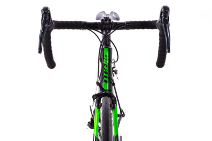 USED Giant Contend 1 Medium Alloy Road Bike Shimano Sora 2x9 Speed Rim Brake Black/Green