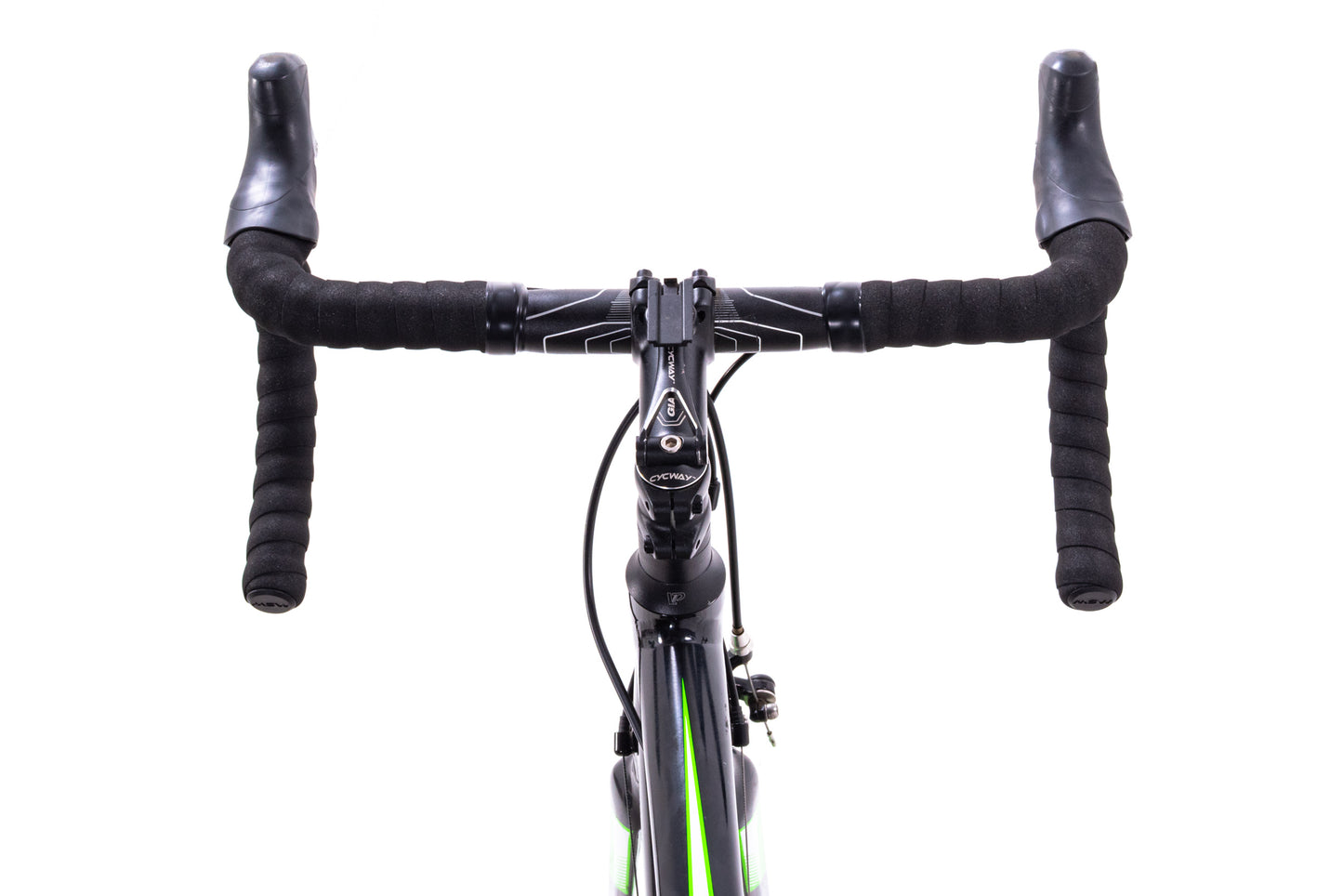 USED Giant Contend 1 Medium Alloy Road Bike Shimano Sora 2x9 Speed Rim Brake Black/Green