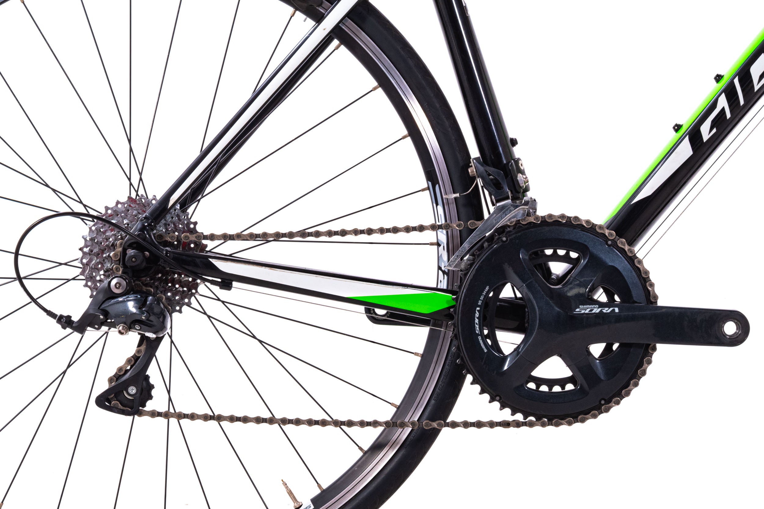 USED Giant Contend 1 Medium Alloy Road Bike Shimano Sora 2x9 Speed Rim
