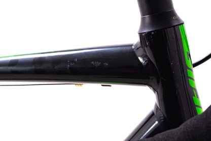 USED Giant Contend 1 Medium Alloy Road Bike Shimano Sora 2x9 Speed Rim Brake Black/Green
