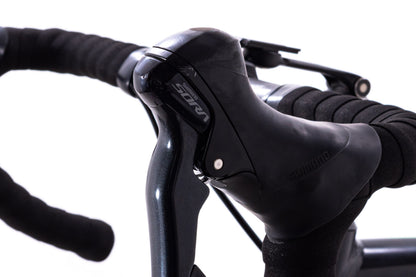 USED Giant Contend 1 Medium Alloy Road Bike Shimano Sora 2x9 Speed Rim Brake Black/Green