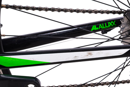 USED Giant Contend 1 Medium Alloy Road Bike Shimano Sora 2x9 Speed Rim Brake Black/Green