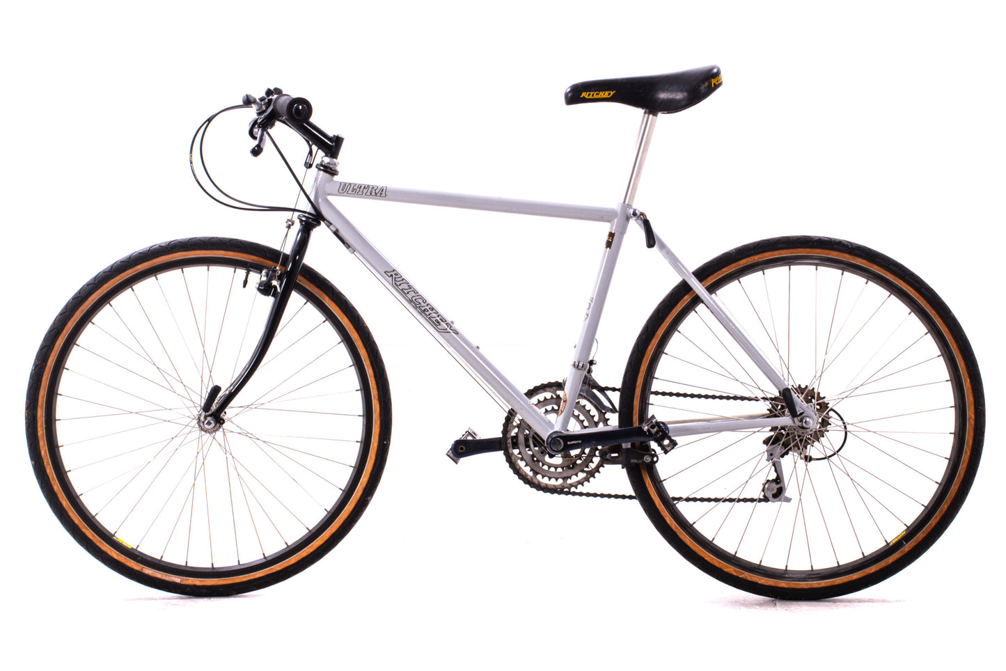 USED AS IS Ritchey Ultra Chromoly XT Deore Vintage Rigid Mountain Bike 17" Gray