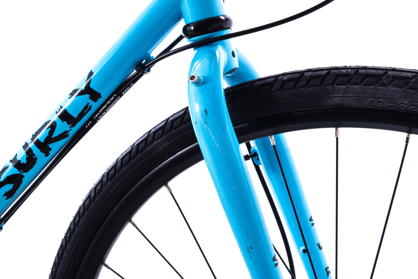 USED Surly Preamble Steel Flat Bar Bike - Skyrim Blue Medium Microshift Acolyte 1x8, With Rack