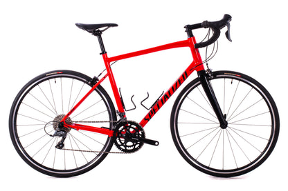 USED 2019 Specialized Allez 58cm Aluminum Road Bike Shimano Claris 2x8 speed Red Rim Brake