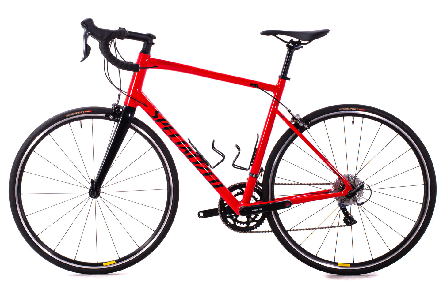 USED 2019 Specialized Allez 58cm Aluminum Road Bike Shimano Claris 2x8 speed Red Rim Brake