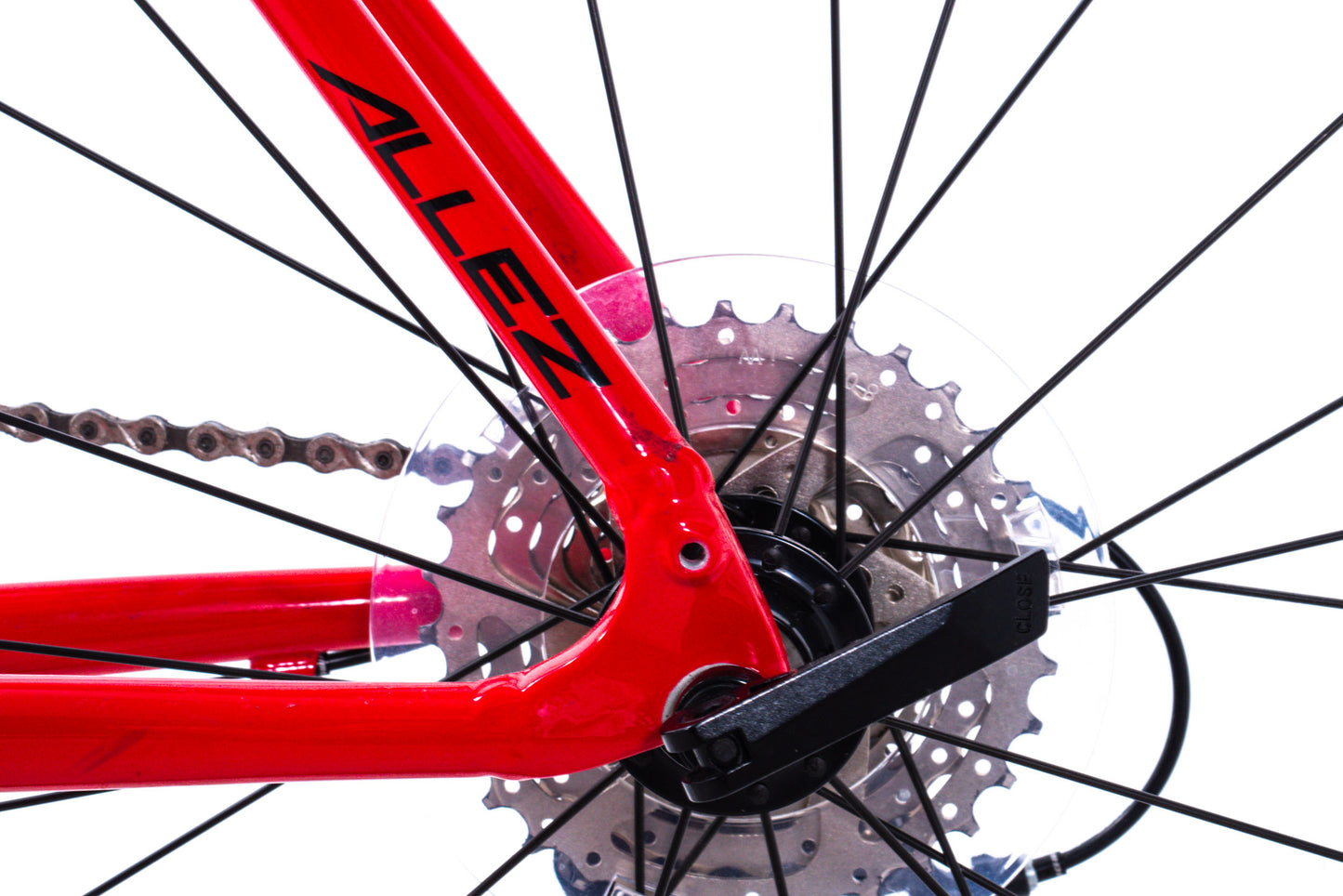 USED 2019 Specialized Allez 58cm Aluminum Road Bike Shimano Claris 2x8 speed Red Rim Brake