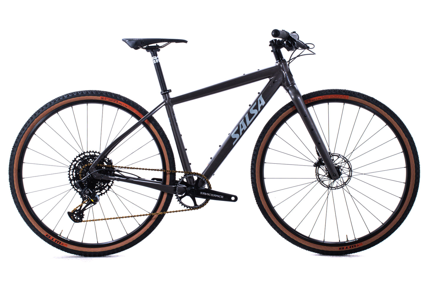 NEW Salsa Stormchaser Gravel Bike - 52.5cm Charcoal ATC Custom Build SRAM NX Eagle 1x12