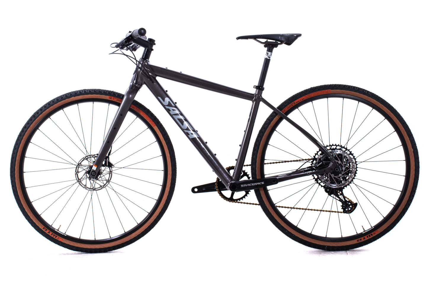 NEW Salsa Stormchaser Gravel Bike - 52.5cm Charcoal ATC Custom Build SRAM NX Eagle 1x12