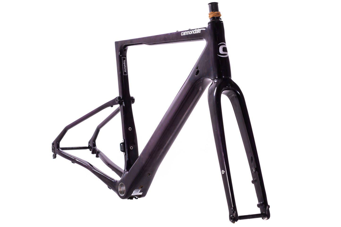 USED Cannondale Topstone Medium Carbon Gravel Bike Frame Purple