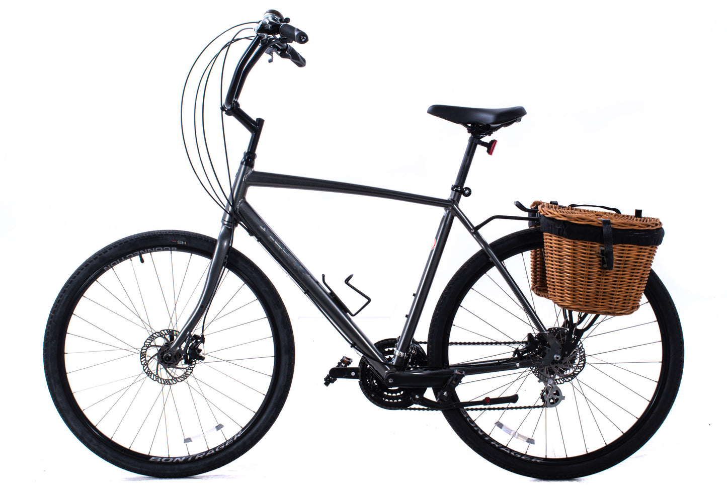 USED 2020 Trek Verve 1 Disc Hybrid Bike X-Large 3x7 Speed Shimano Disc Brakes w/ Rack, Basket